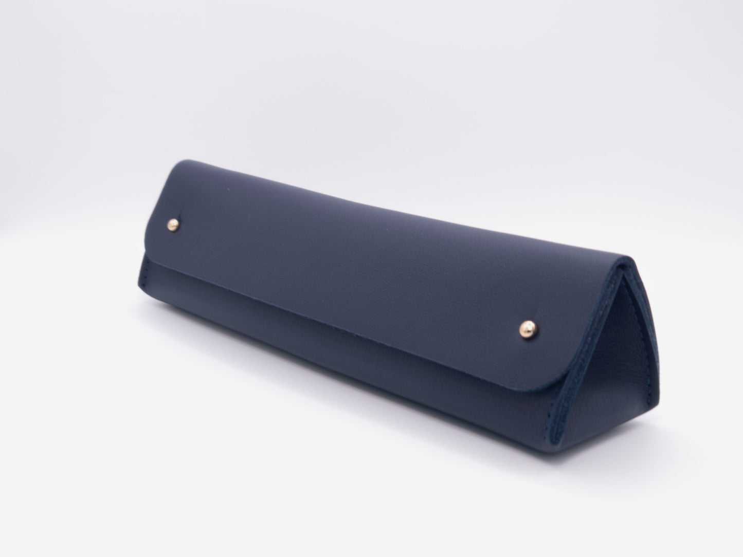 Navy Triangle Pen Case