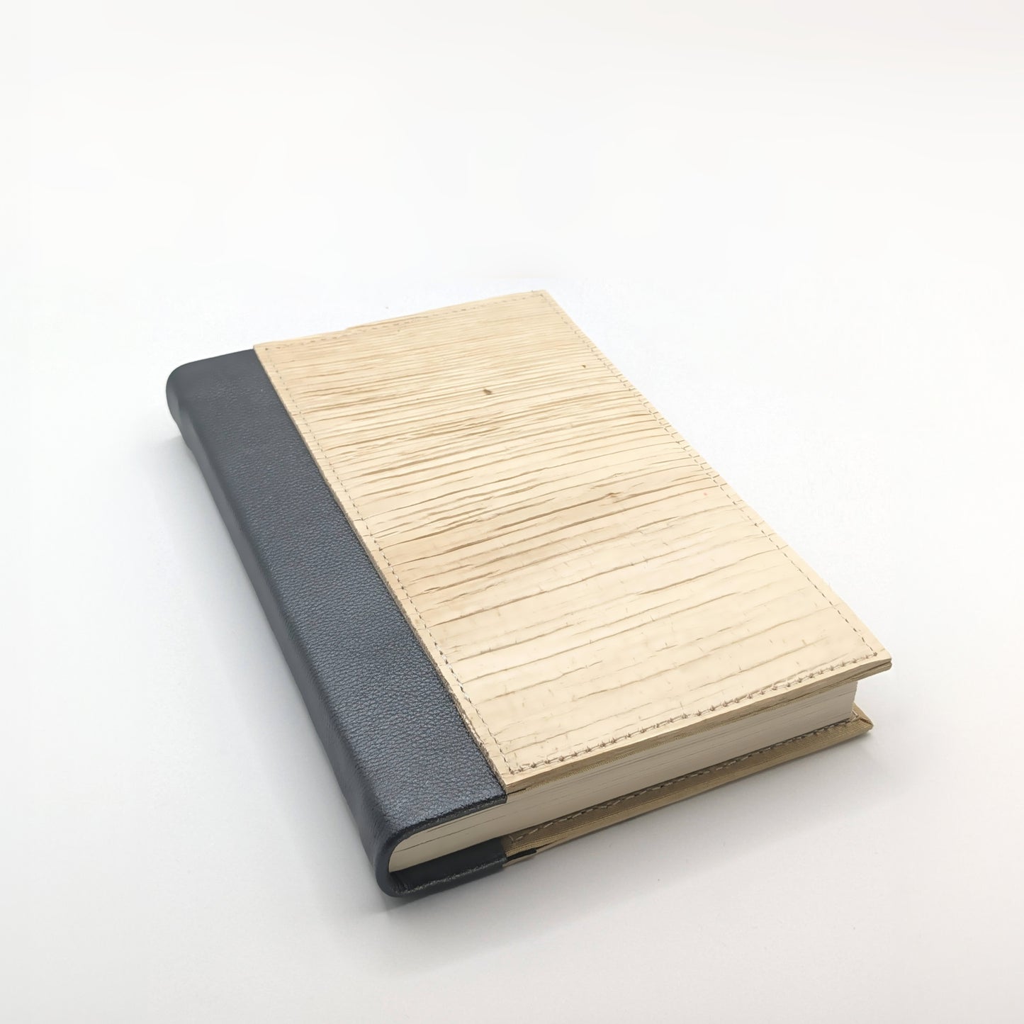 Large Slate Natural Notebook