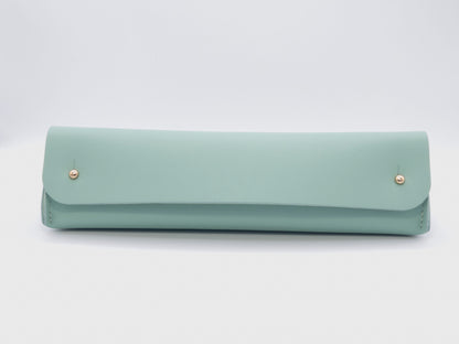 Mint Triangle Pen Case