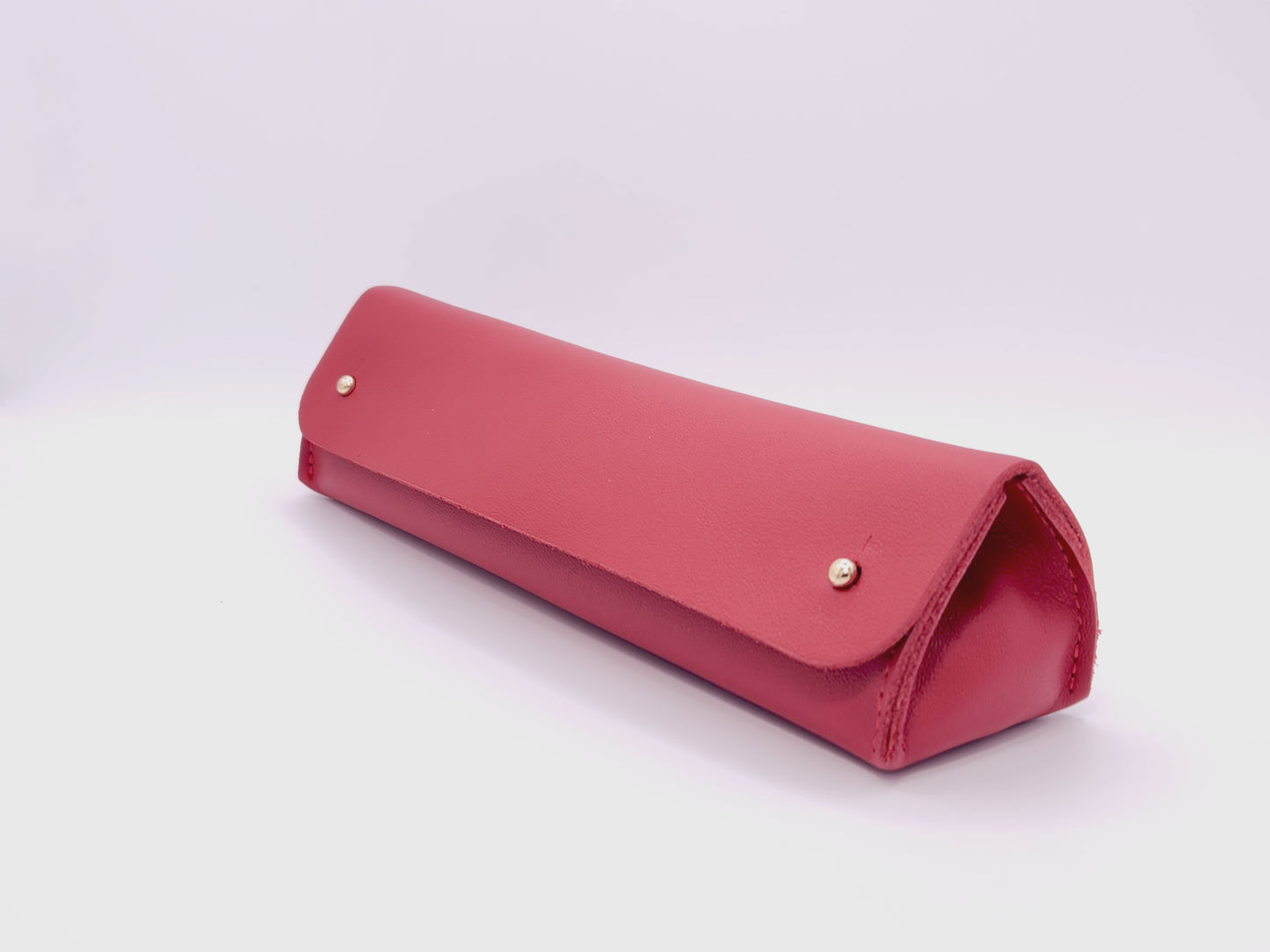 Red Triangle Pen Case