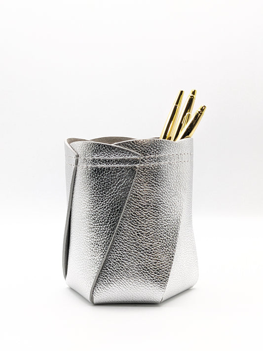 Silver Pen Cup