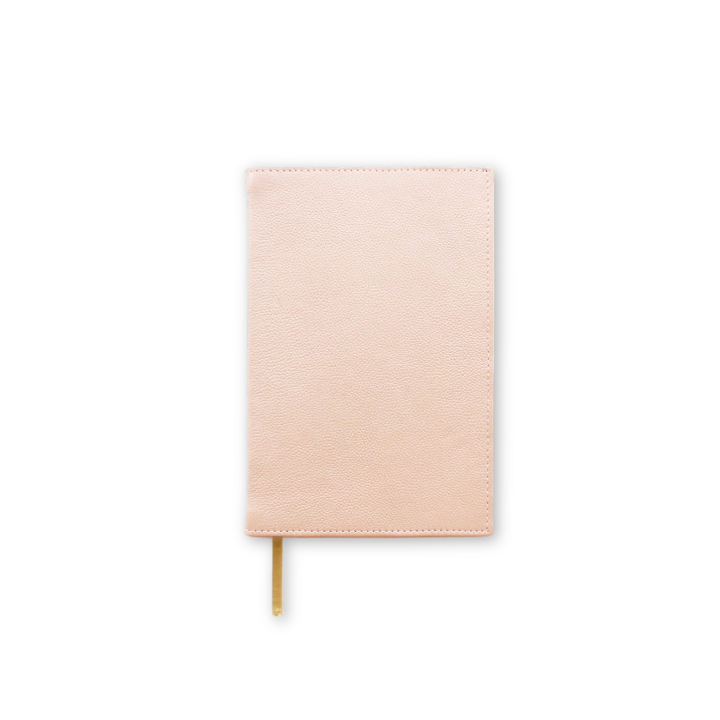 Large Pearlised Pink Leather Notebook