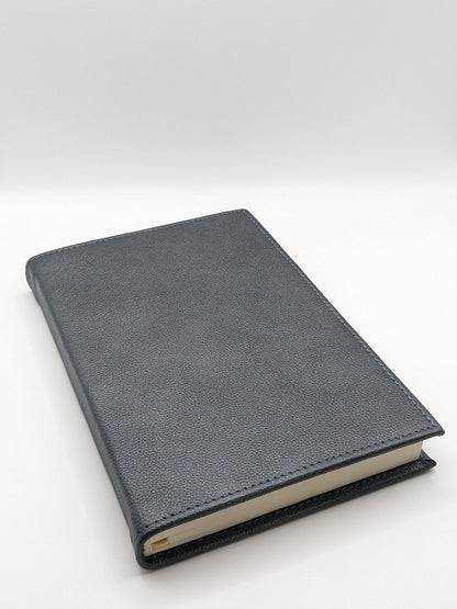 Large Slate Leather Notebook