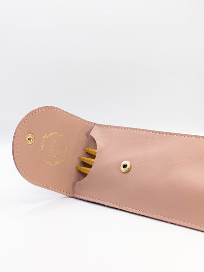 Pink Pocket Pen Case