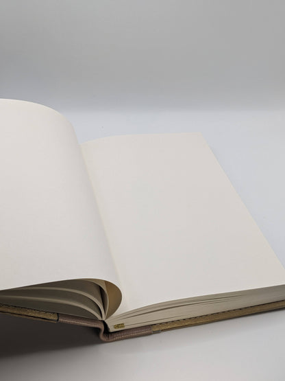 Large Pearlised Pink Natural Notebook