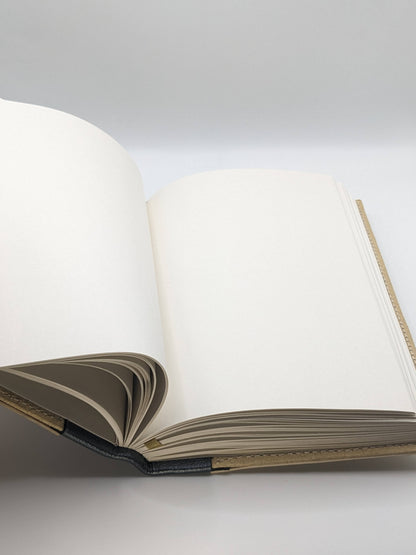 Large Slate Natural Notebook
